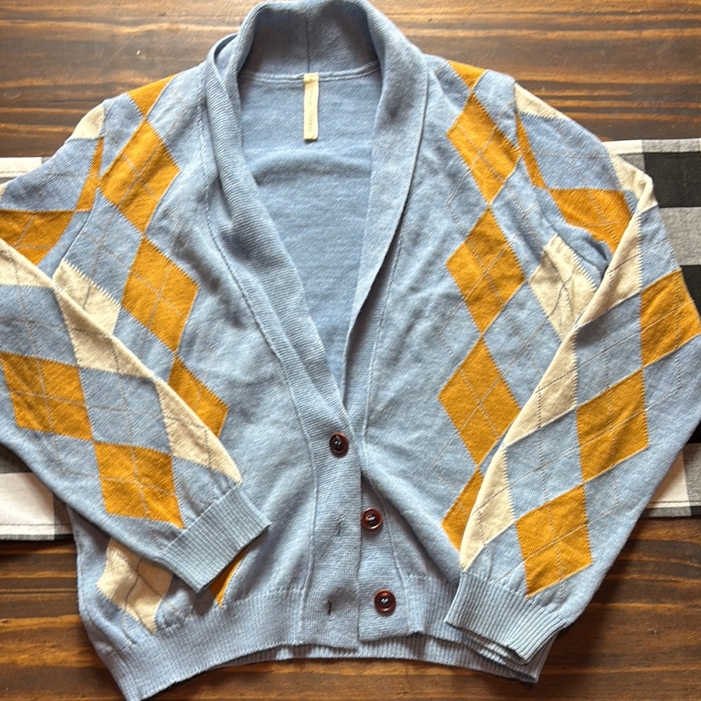 Yargici small Argyle Women's Sweater